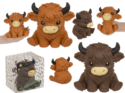 XL Squeeze Highland Cow, 13,5 x 13,5 cm,