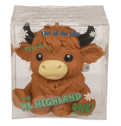 XL Squeeze Highland Cow, 13,5 x 13,5 cm,