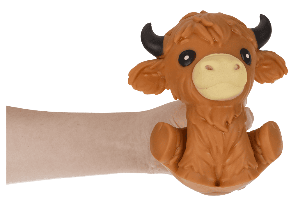 XL Squeeze Highland Cow, 13,5 x 13,5 cm,