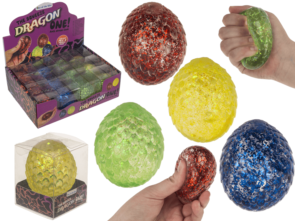 Anti stress dragon egg, 6,5 cm,