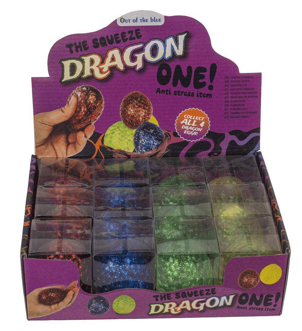 Anti stress dragon egg, 6,5 cm,