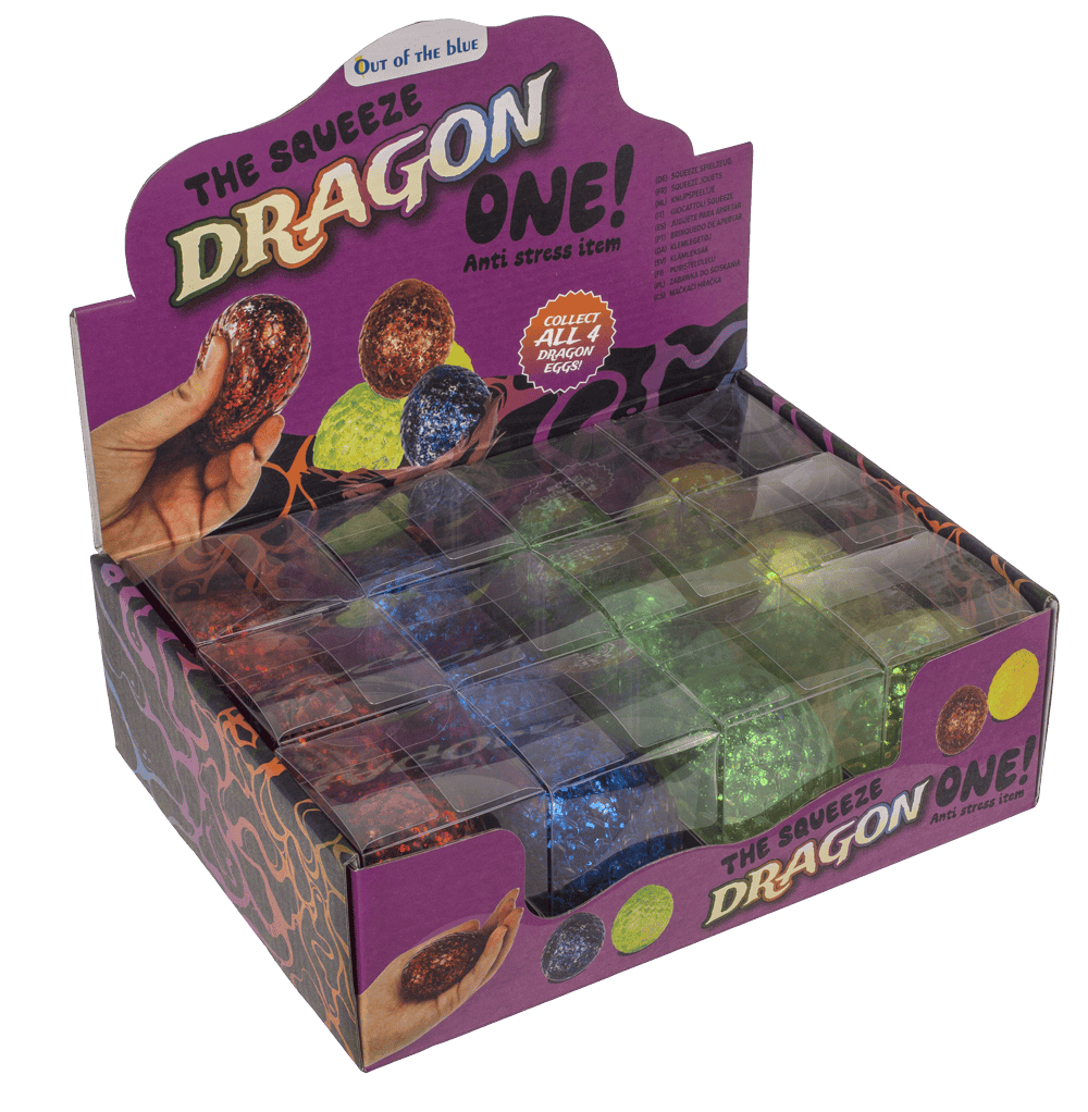 Anti stress dragon egg, 6,5 cm,