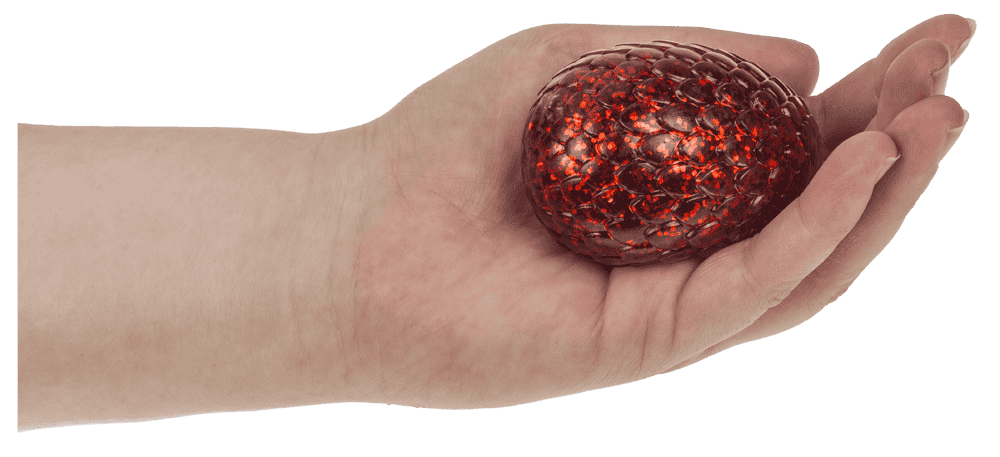 Anti stress dragon egg, 6,5 cm,