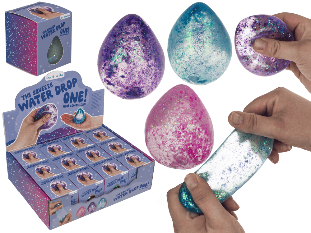 Anti stress water drop, 7,5 cm,