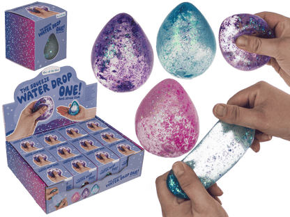 Anti stress water drop, 7,5 cm,