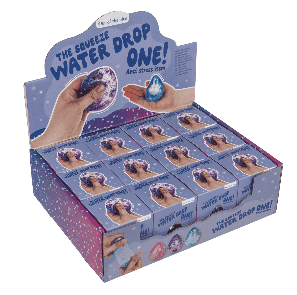 Anti stress water drop, 7,5 cm,