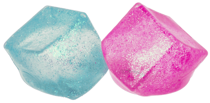 XL anti stress glitter cube, 7,3 cm,