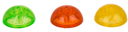Super Popper, Jelly Dome, with glitter effect,