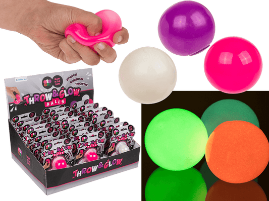 Throw & Glow Balls II, 3 pcs p. card, ca. 4 cm,