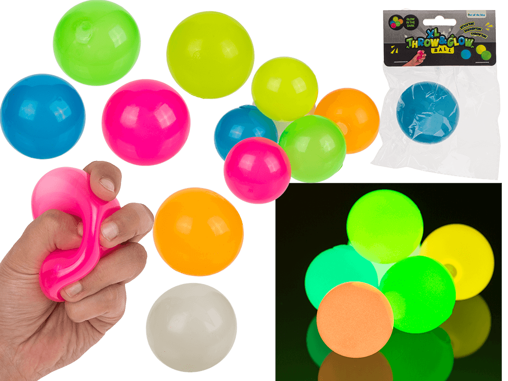 XL Throw & Glow Ball, glowing in the dark,