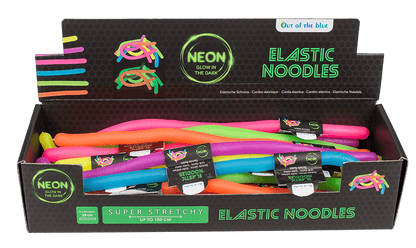 Elastic Noodles, Glow in the Dark, ca. 29 cm,