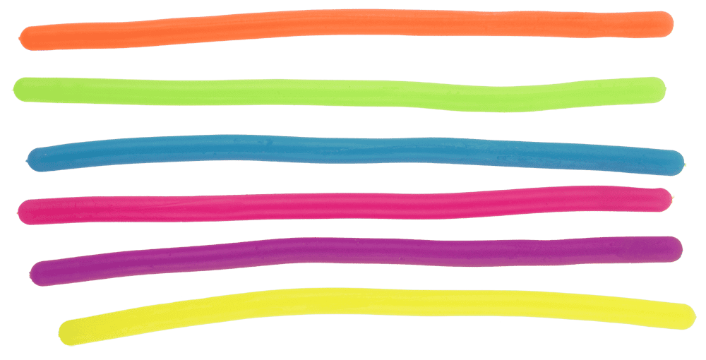 Elastic Noodles, Glow in the Dark, ca. 29 cm,