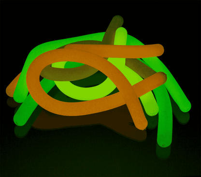 Elastic Noodles, Glow in the Dark, ca. 29 cm,