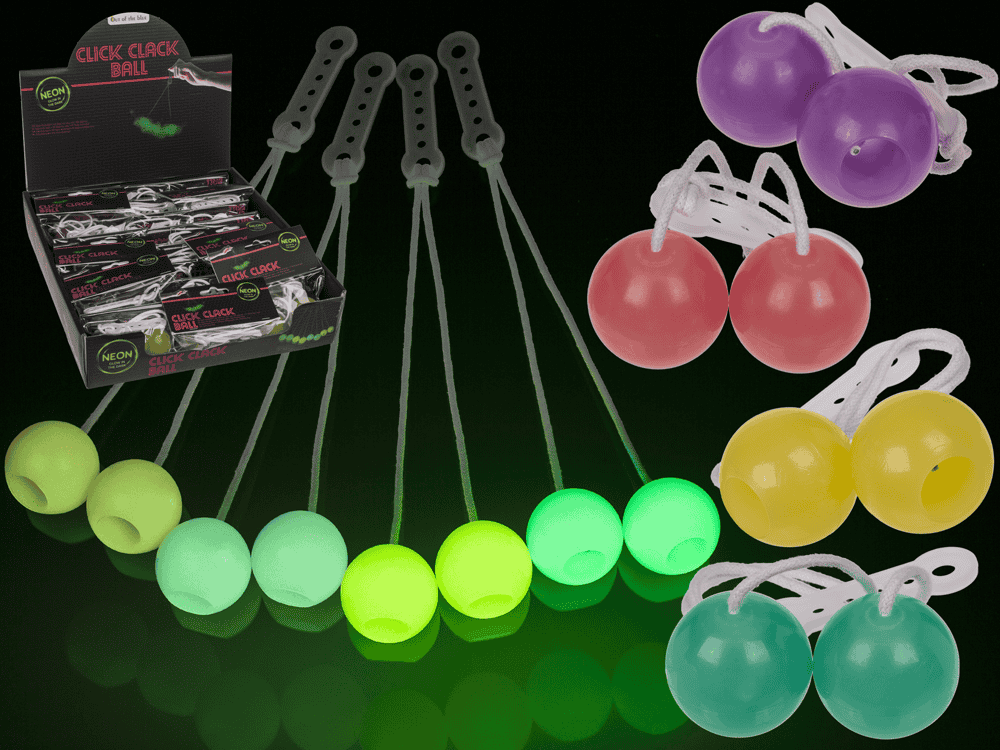 Click clack ball, Glow in the dark,