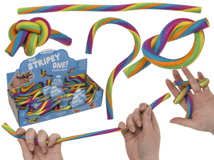Stretchy string, Rainbow, 30 cm,
