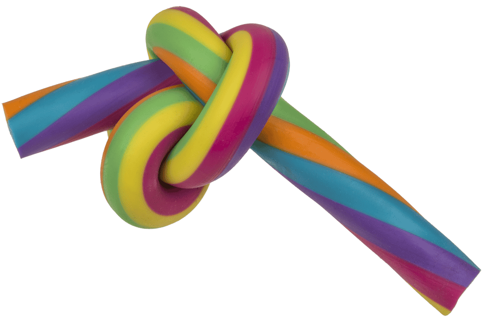 Stretchy string, Rainbow, 30 cm,