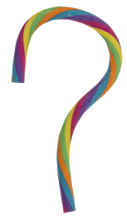 Stretchy string, Rainbow, 30 cm,