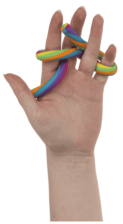 Stretchy string, Rainbow, 30 cm,