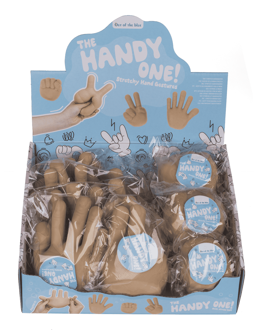 Stretchy Hand Gestures, 9 x 5 x 13 cm,