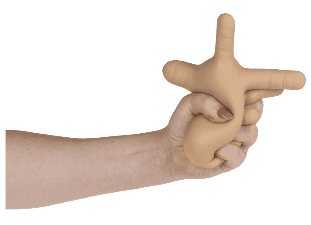 Stretchy Hand Gestures, 9 x 5 x 13 cm,