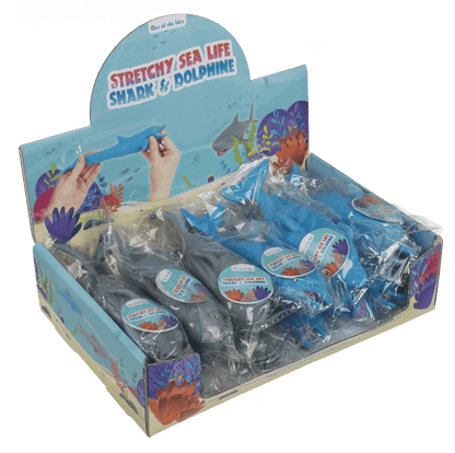 Stretch Shark & Dolphin, with sand filling,