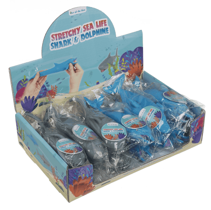Stretch Shark & Dolphin, with sand filling,