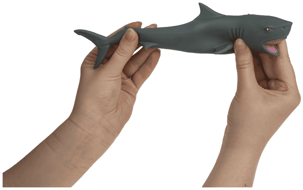Stretch Shark & Dolphin, with sand filling,