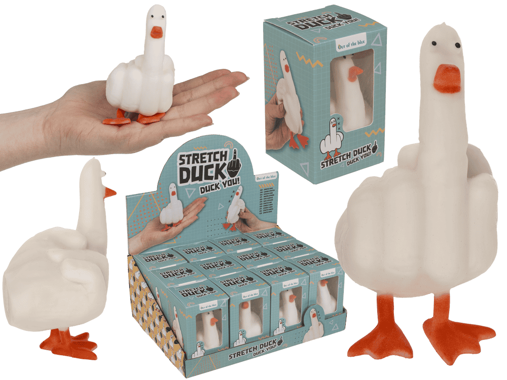 Stretch duck, Duck you !, with sand filling,