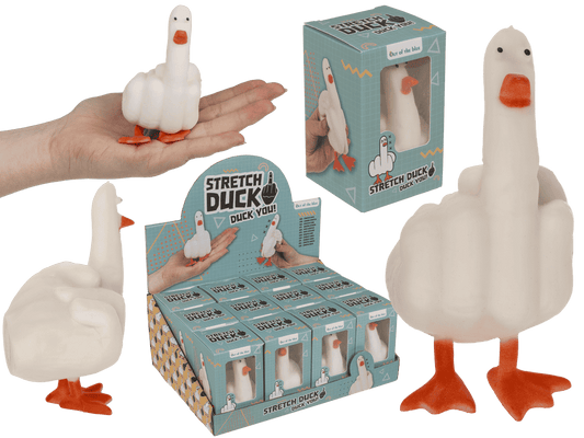 Stretch duck, Duck you !, with sand filling,