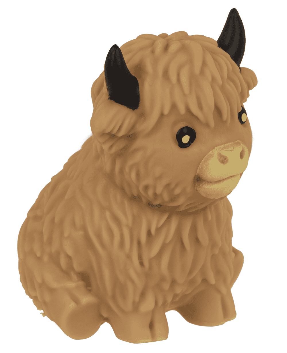 Squeeze Highland Cow, 8 cm,