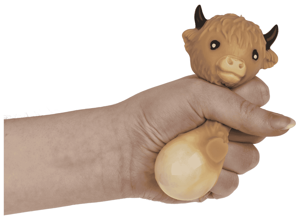 Squeeze Highland Cow, 8 cm,