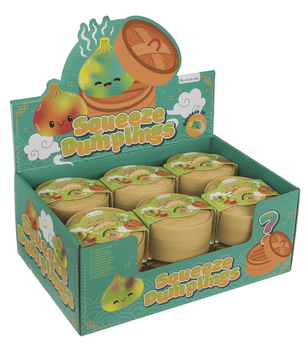 Squeeze dumpling with batik pattern,