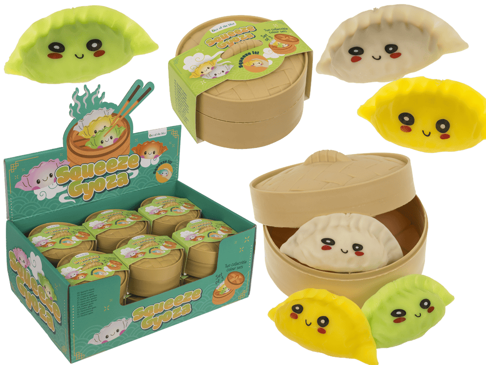 Squeeze Gyoza, set of 3, 7,5 x 3,5 cm,