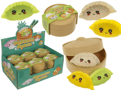 Squeeze Gyoza, set of 3, 7,5 x 3,5 cm,