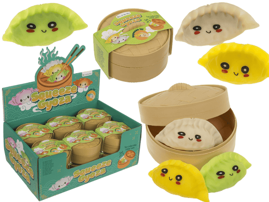 Squeeze Gyoza, set of 3, 7,5 x 3,5 cm,
