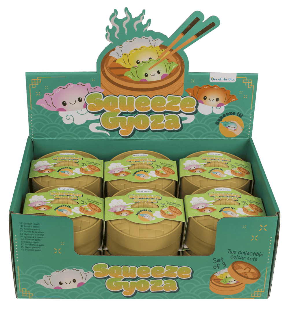 Squeeze Gyoza, set of 3, 7,5 x 3,5 cm,