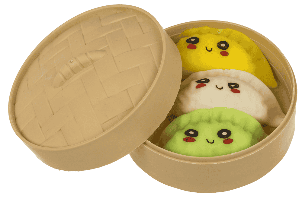 Squeeze Gyoza, set of 3, 7,5 x 3,5 cm,