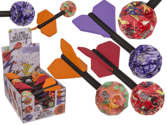 Flying Mega-high Bounce Ball, 7 x 20 cm,