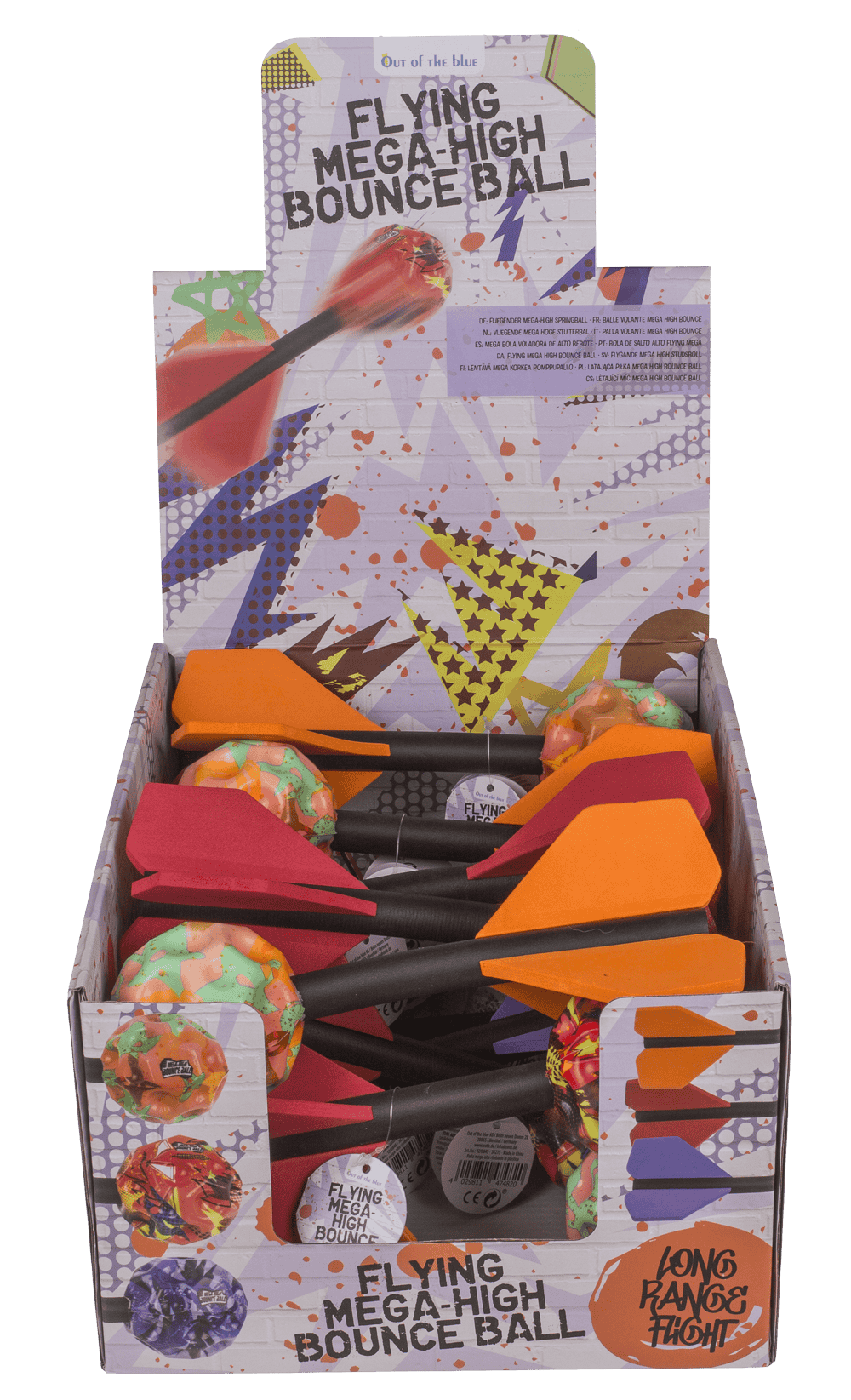 Flying Mega-high Bounce Ball, 7 x 20 cm,