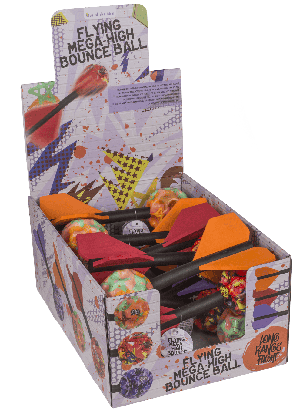 Flying Mega-high Bounce Ball, 7 x 20 cm,