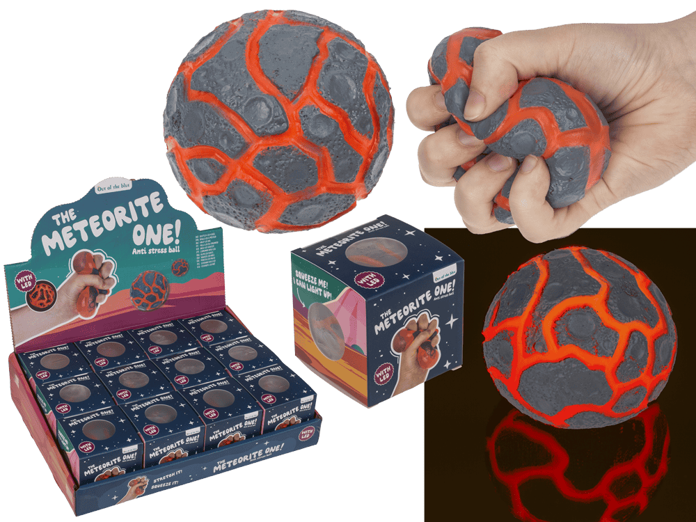 Squeeze LED ball, Meteorite,