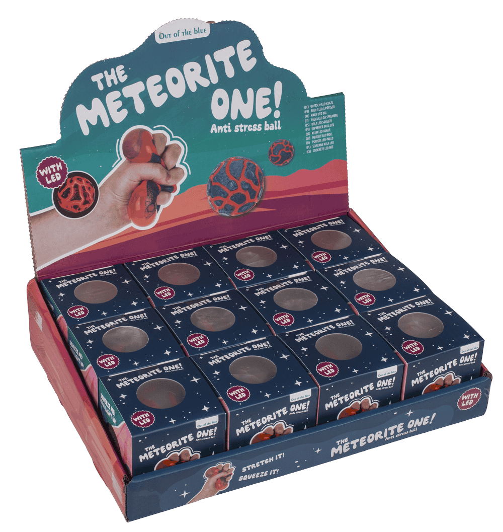 Squeeze LED ball, Meteorite,