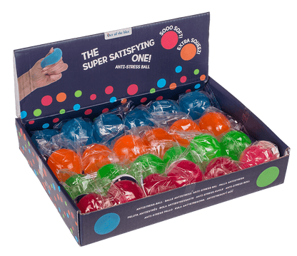 Mini ultra soft anti stress ball, Neon,