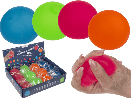 Ultra soft anti stress ball, Neon,