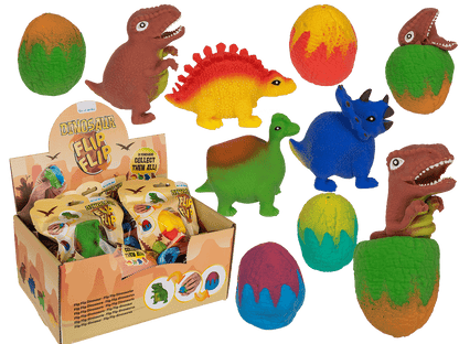 Flip Flip Dinosaurs, approx. 9 cm, each pc in