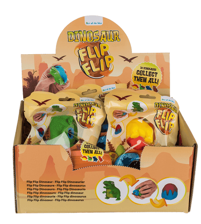 Flip Flip Dinosaurs, approx. 9 cm, each pc in