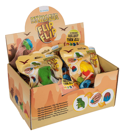 Flip Flip Dinosaurs, approx. 9 cm, each pc in