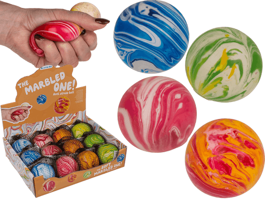 Anti stress ball, Marble, approx. 6 cm,