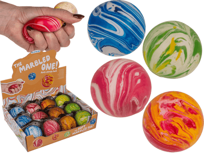 Anti stress ball, Marble, approx. 6 cm,