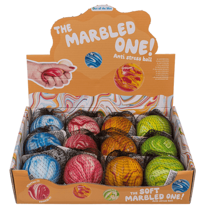 Anti stress ball, Marble, approx. 6 cm,